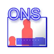 image montrant des silhouettes rouges sur fond blanc et encadré de bleu