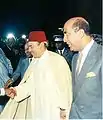 Avec le roi du Maroc