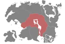 Province de Cyrodiil sur le continent de Tamriel