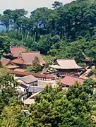Ancienne vue aérienne du sanctuaire de Hinomisaki