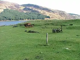 Anciennes machines agricoles à Scalpay