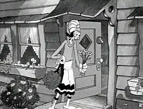 Olive dans :Little Swee'Pea&nbsp;(en) (1936).