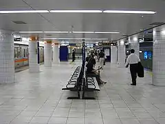 Quai des lignes Ginza et Hanzōmon