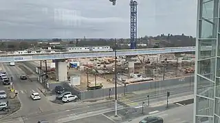 Chantier en février 2023.