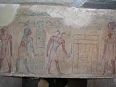 Relief et cartouche d'Osorkon&nbsp;II