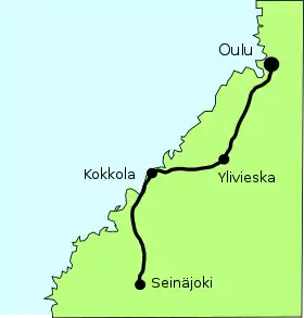 Voir la carte de la ligne.