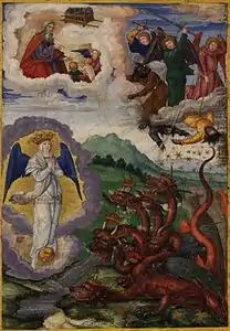 Illustration de la Bible d'Ottheinrich, Matthias Gerung, XVIe&nbsp;siècle.