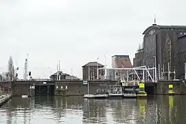 Entrée des deux écluses liant Coolhaven et Parkhaven.