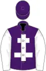 Purple, white cross of lorraine and sleeves