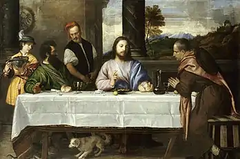 Les Pèlerins d'Emmaus1530, Louvre