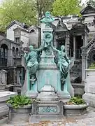 Tombe de la famille Crespin (1889), Paris, cimetière du Père-Lachaise.