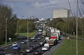 Le périphérique nord aux heures de pointe, Aire urbaine de Caen