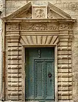 Entrée de la maison des commandeurs