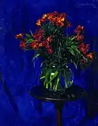 Nature morte avec fleurs, huile sur toile, 60&nbsp;×&nbsp;48&nbsp;cm, 1913.