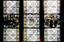 Vitrail XVIe&nbsp;siècle (médaillons).