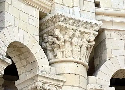 Chapiteau no&nbsp;2 : L'Annonciation.