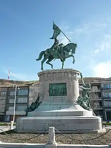 Monument au général San Martin (1909), Boulogne-sur-Mer.