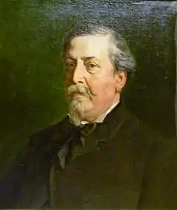 Portrait d'Edmond-Gabriel Puyo, huile sur toile, musée des Beaux-Arts de Morlaix.