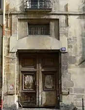 Porche d'entrée du no&nbsp;12