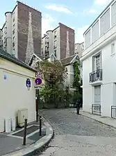 L'entrée de la villa Santos-Dumont.