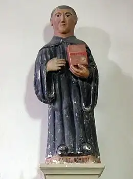 Statue de saint Romain.
