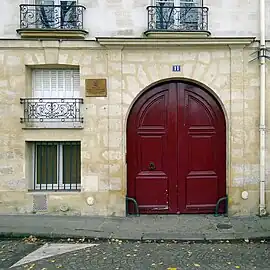 Entrée du no&nbsp;11.