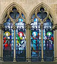 Vitraux du triforium.