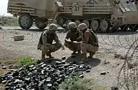 Mines de type PMN-1 trouvées en Irak (2003)