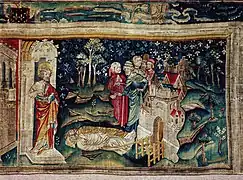 Joie des hommes devant les témoins morts.