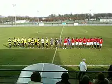 Paris SG &nbsp;rés.-Monts d'Or Azergues Foot le 6 février 2011.