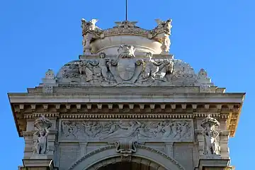 Frise du château d'eau, dite Scène des tritons.