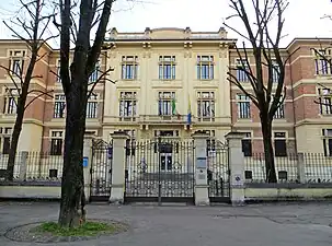 Détail de la façade.