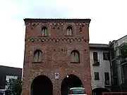 Palais de la Credenza à Ivrée, Piémont, Italie, XIVe&nbsp;siècle