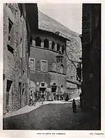 La Casa di Cante dei Gabrielli vers la fin du XIXe&nbsp;siècle.