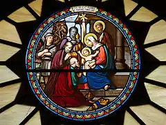 Vitrail à l'église Sainte-Catherine de Bethléem, 1885