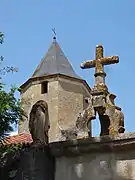 Le clocher de l'église.