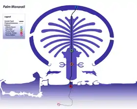 Image illustrative de l’article Monorail de Palm Jumeirah
