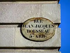 Rue Jean-Jacques-Rousseau (5e&nbsp;arrondissement)