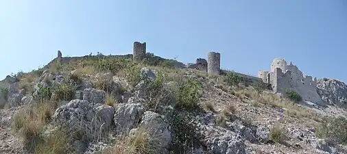Les remparts du château (2010).
