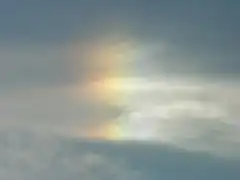 Parhélie et segment de halo.