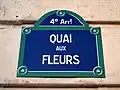 Plaque de rue.