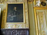 Portrait de militaire du XVIIIe&nbsp;siècle décorant le salon