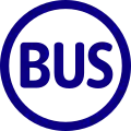 Logo des bus mis en place à partir des années 1990.