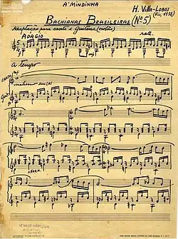 Image illustrative de l’article Bachianas brasileiras no 5