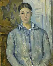 Madame Cézanne en bleu, 1890, musée des Beaux-Arts de Houston
