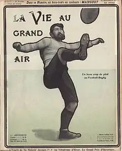Le 31 décembre 1903 (no 277), Paul Dedeyn du Racing Club de France (avec détourage).
