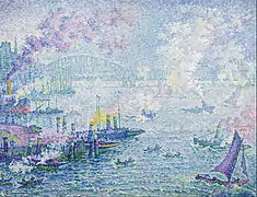 Paul Signac, Le port de Rotterdam, 1907
