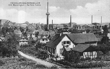 L'exploitation de pétrole de Pechelbronn.