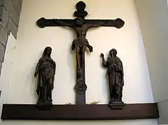 Calvaire en chêne de l'église Saint-Martin (fin du XVIe&nbsp;siècle).