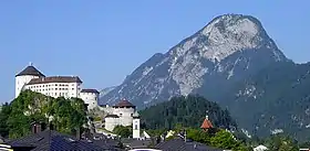 Vue depuis la :forteresse de Kufstein&nbsp;(de).